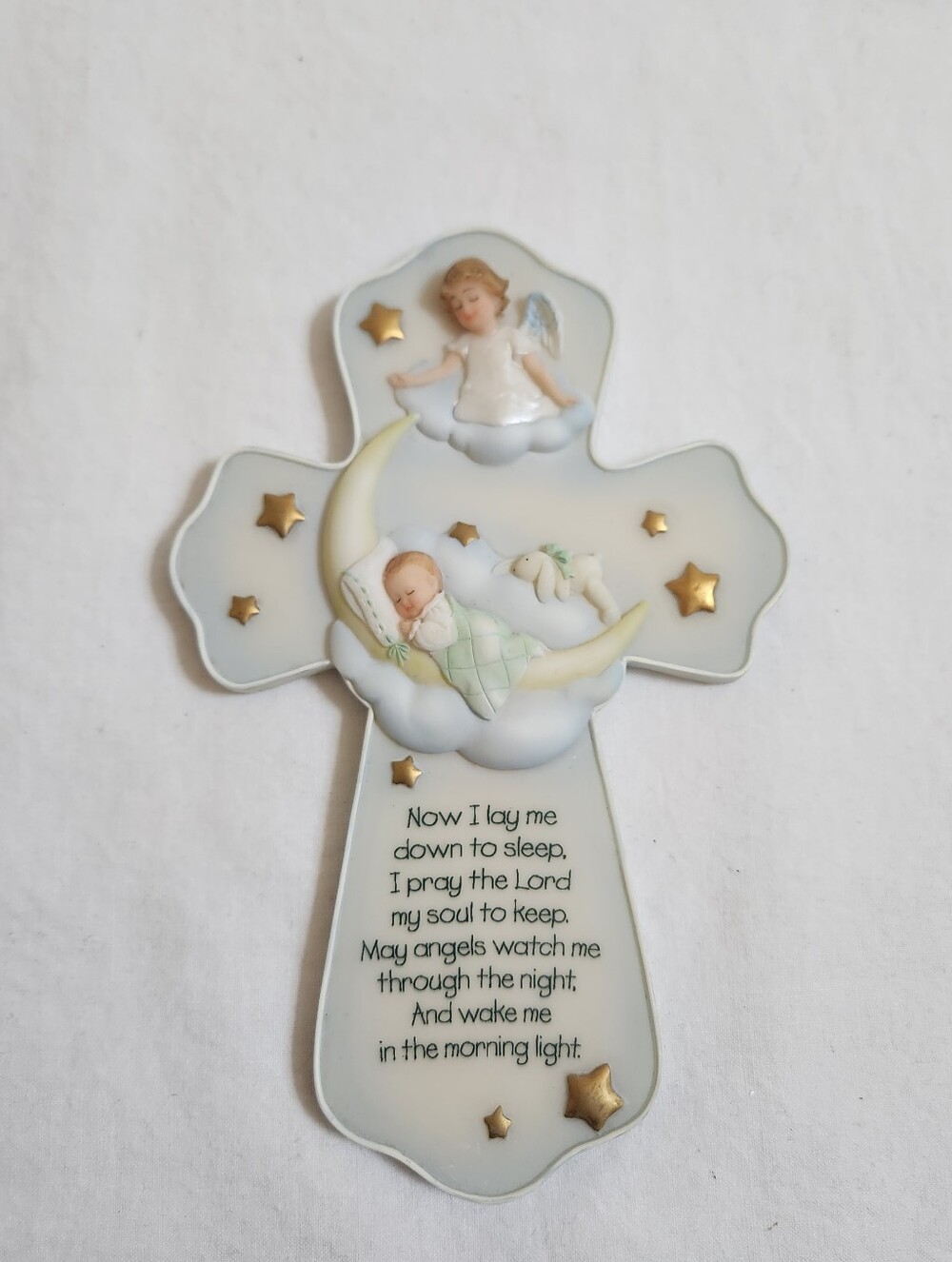 Nursery Angel Cross Plaque